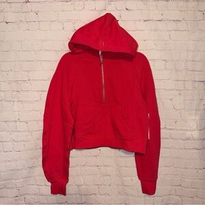 NWT Lululemon Scuba Oversized Half-Zip Hoodie Color  Passionate Size XS/S